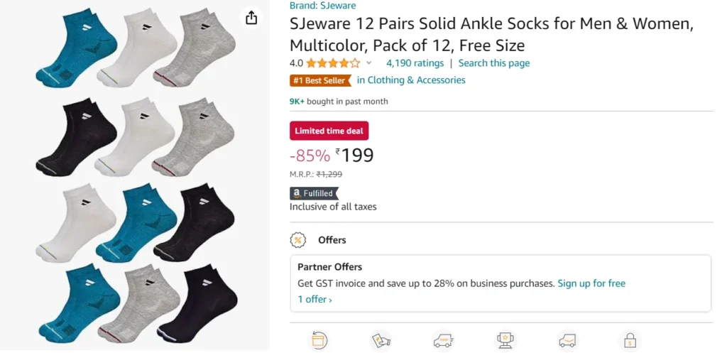 12PairsofSolidAnkleSocks 12+Pairs+of+Solid+Ankle+Socks