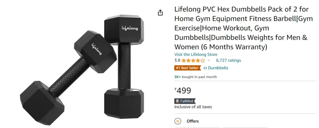 DumbbellsPackof2forHomeGym Dumbbells+Pack+of+2+for+Home+Gym