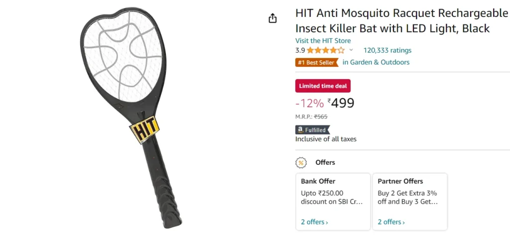 HITAntiMosquitoRacquet HIT+Anti+Mosquito+Racquet