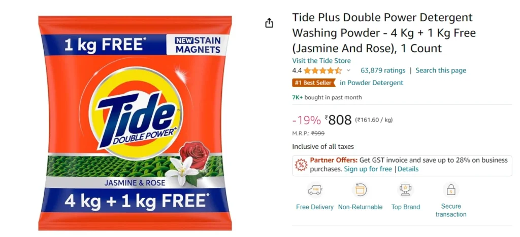 TidePlusDoublePowerDetergentWashingPowder Tide+Plus+Double+Power+Detergent+Washing+Powder