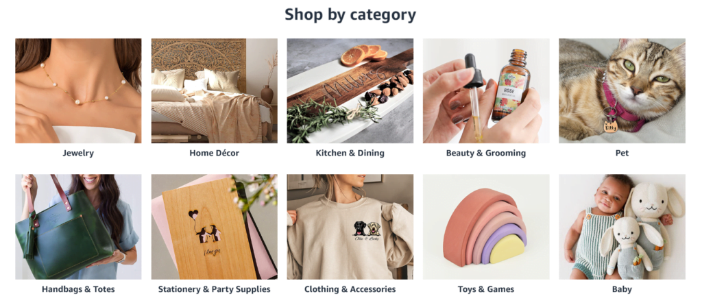 amazon handmade categories amazon-handmade-categories