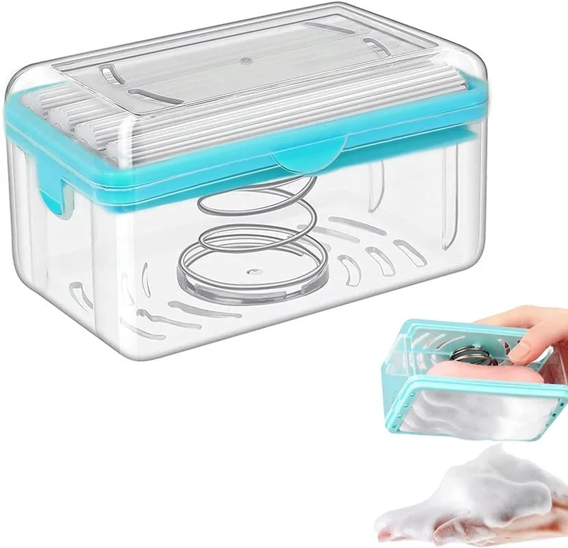 2-in-1 Portable Laundry Rolling Soap Box