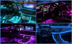 Car Interior LED Strip Lights, RGB 5 in 1 Ambient Lighting Kits