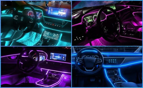 Car Interior LED Strip Lights, RGB 5 in 1 Ambient Lighting Kits