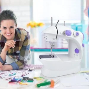 Mini Portable Handheld Electric Sewing Machine with Foot Pedal
