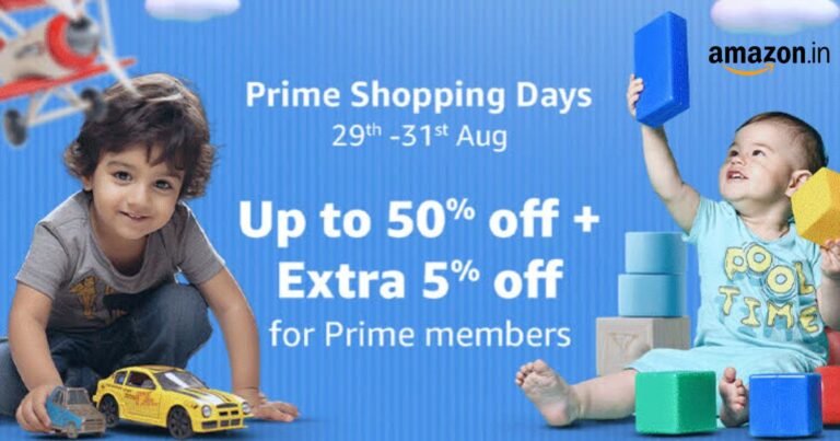 Prime Shopping Days on Amazon India